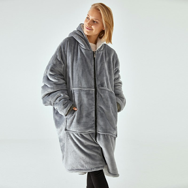 Blanket hoodie best sale with zipper